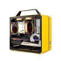 Mechanic Master 机械大师 C26声波 风冷版 RGB M-ATX机箱 半侧透 黄色