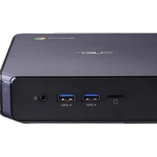 ASUS 华硕 CHROMEBOX 3-N018U 台式机 黑色(酷睿i3-7100U、核芯显卡、4GB、32GB SSD、风冷)