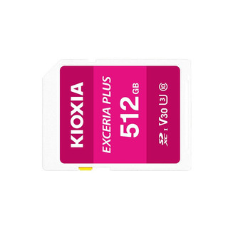 KIOXIA 铠侠 EXCERIA PLUS 极至光速系列 SD存储卡 512GB（UHS-I、V30、U3）