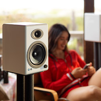 audioengine 声擎 A5+ Wireless 桌面蓝牙音箱 北极白