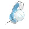 Dareu 达尔优 EH722 耳罩式头戴式有线游戏耳机 白蓝色 USB
