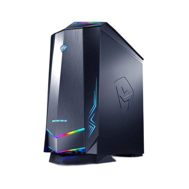 MACHENIKE 机械师 曙光F117-D 台式机 黑色(酷睿i7-10700、GTX 1660Ti 6G、16GB、256GB SSD+1TB HDD、风冷)