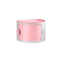 趣巢 QCZJH-139 收纳厕纸盒 优雅粉 单层