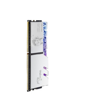 G.SKILL 芝奇 Trident Z Royal皇家戟系列 吹雪联名款 DDR4 3600MHz 台式机内存 灯条 花耀银 16GB 8GB*2 RGB F4-3600C16D-16GTRS