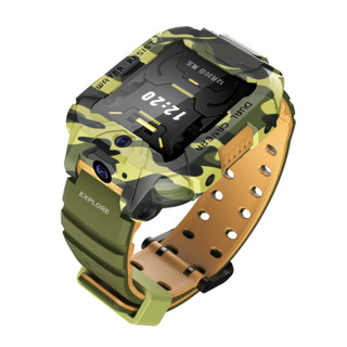 360 WA12 智能手表+护眼台灯 38.6mm 军绿色 琥珀黄硅胶表带（GPS、北斗）