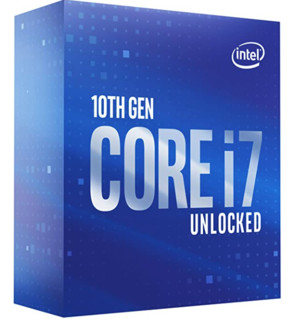 intel 英特尔 Intel 英特尔 Core i7-10700K 台式机处理器 8 核 高达 5.1 GHz 无锁