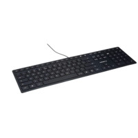 CHERRY 樱桃 JK-1600EU 108键 有线薄膜键盘 黑色 无光