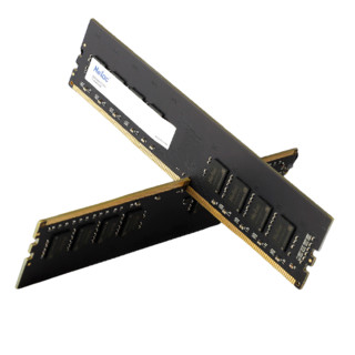 Netac 朗科 超光系列 DDR4 2666MHz 台式机内存 普条 黑色 8GB