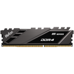 Netac 朗科 越影系列 DDR4 3200MHz 台式机内存 马甲条 黑色 16GB 8GBx2