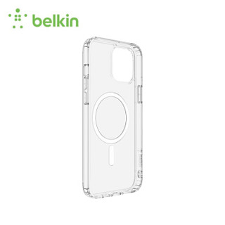 belkin 贝尔金 iPhone12 pro max苹果兼容Magsafe磁吸设备使用透明手机壳全包防摔轻薄透明 手机壳