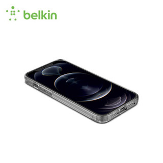 belkin 贝尔金 iPhone12 pro max苹果兼容Magsafe磁吸设备使用透明手机壳全包防摔轻薄透明 手机壳