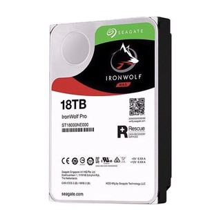 SEAGATE 希捷 酷狼IronWolf Pro系列 3.5英寸 NAS硬盘 18TB (PMR、7200rpm、256MB) ST18000NE000