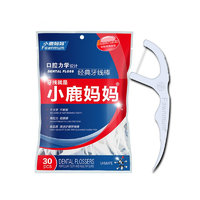 Fawnmum 小鹿妈妈 口腔力学经典牙线棒袋装 30支*6