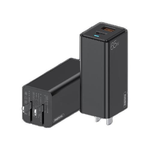 remax 睿量 rp-u50 gan氮化镓手机充电器 type-c 65w 黑色