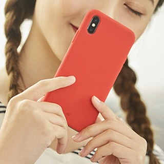 网易智造 云感系列 iPhone Xs 液态硅胶手机壳 朱雀红