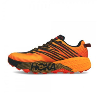 HOKA ONE ONE Speedgoat 4 男子越野跑鞋 1106525-GFBI 橙黑 40