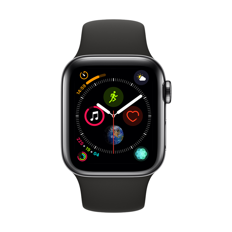 apple 苹果 watch series 4 智能手表 40mm gps 蜂窝网络 深空黑色