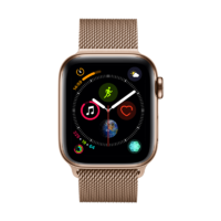 Apple 苹果 Watch Series 4 智能手表 40mm GPS+蜂窝网络 金色不锈钢表壳 金色米兰尼斯表带（GPS）