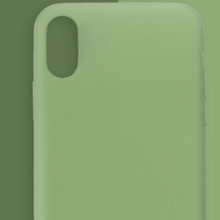 网易智造 云感系列 iPhone Xs 液态硅胶手机壳 牛油果绿
