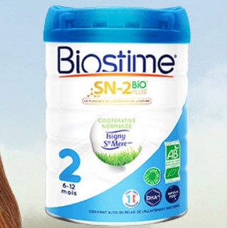 BIOSTIME 合生元 有机系列 较大婴儿奶粉 法版 2段 800g*6罐