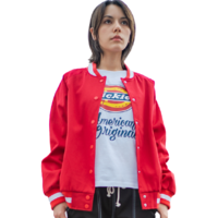 Dickies 帝客 女士夹克外套 DK007383 中红色 S