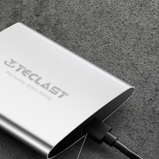 Teclast 台电 S20S USB 3.1 Gen2 移动固态硬盘 Type-C 512GB 银色