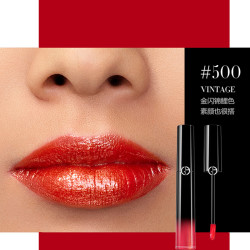 giorgio armani 乔治·阿玛尼 漆光迷情唇釉唇彩(黑管唇釉)6ml #500
