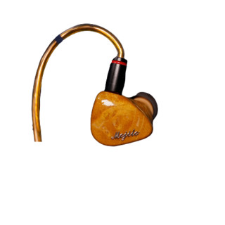 QOA mojito 6 入耳式挂耳式动铁有线耳机 琥珀色 3.5mm