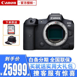 Canon 佳能 EOS R5  全画幅专业微单 Vlog微单相机 8K视频拍摄 佳能EOS R5单机身 官方标配
