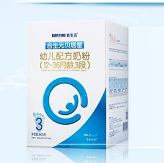 BIOSTIME 合生元 贝塔星系列 幼儿奶粉 国行版 3段 900g+儿童益生菌菌粉 2g*6袋