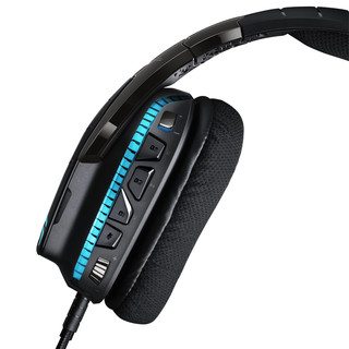 Logitech 罗技 G633 耳罩式头戴式有线游戏耳机 黑色 3.5mm