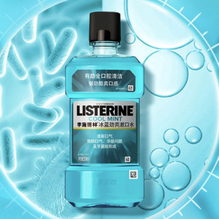 LISTERINE 李施德林 基础护理系列 冰蓝劲爽漱口水 250ml