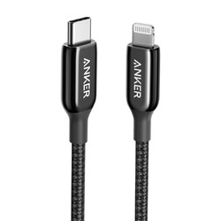 Anker 安克 A8842 MFi认证 Type-C转Lightning 数据线 0.9m 黑色