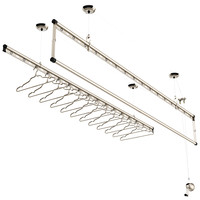 Hotata 好太太 D-1091 手摇晾衣架 2.4m 卢浮金+12个衣架黑色