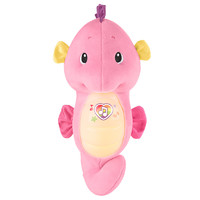 PLUS会员：Fisher-Price 婴儿声光安抚玩具 粉色海马款