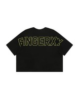 fingercroxx Bigfoot 女士刺绣短款T恤
