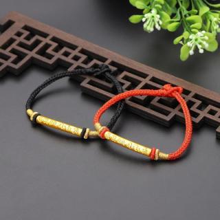 老庙黄金mys1139六字真言手绳