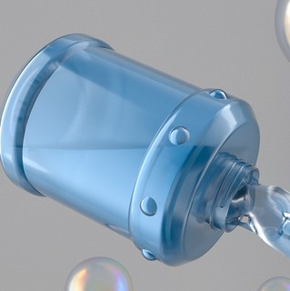 幕和 DD-100 灯光泡泡机 深湖蓝 电池版 泡泡水+浓缩泡泡液*40