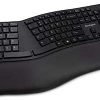Kensington Pro Fit 人体工程学无线键盘 - 黑色 (K75401US)