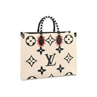 LOUIS VUITTON 路易威登 CRAFTY ONTHEGO系列 女士大号手袋 M45372 奶白色