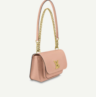 LOUIS VUITTON 路易威登 LOCKME CHAIN系列 女士小号手袋 M57071 粉红色