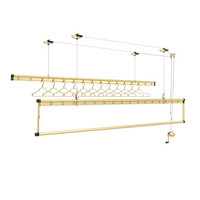 Hotata 好太太 D-1023 手晾升降衣架 2.4m 金色