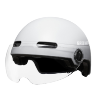 FOREVER 永久 QVSS95080 摩托车头盔 白色 透明镜片