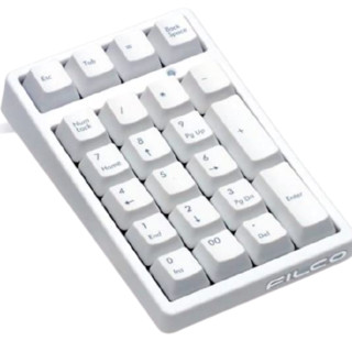 FILCO 斐尔可 Majestouch TenKeyPad 2 有线机械键盘 ‎亚光白 Cherry静音粉轴 无光