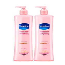 Vaseline 凡士林 身体乳女夏季保湿滋润补水持久全身嫩白烟酰胺秋冬400ml*2