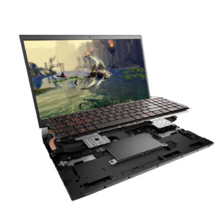 DELL 戴尔 G15-5510 15.6英寸 游戏本 耀夜黑(酷睿i5-10200H、GTX 1650 4G、8GB、512GB SSD、1080P、IPS、120Hz ）