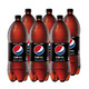PEPSI 百事 可乐 无糖 Pepsi  碳酸饮料 汽水可乐 大瓶装 2Lx6瓶 饮料整箱 蔡徐坤同款 百事出品