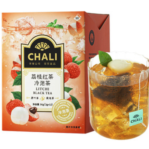 chali 茶里 冷泡茶 荔枝红茶 3g*12包