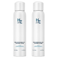 H&E 赫恩 男士清爽控油爽膚水噴霧180ml*2瓶潤膚收