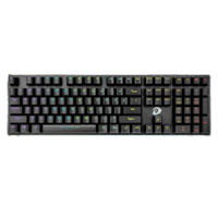 Dareu 达尔优 EK925 双RGB版 108键 有线机械键盘 黑色 国产银轴 RGB